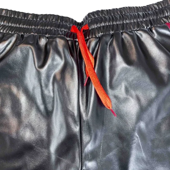 Leather(like) Shorts Black Men's Medium - Picture 2 of 10
